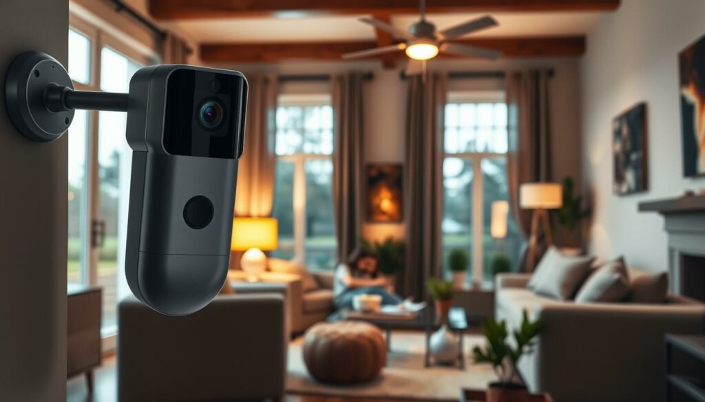 A-cozy-well-lit-interior-of-a-modern-home-with-a-focus-on-security-features.-In-the-1024x585 6 conseils pour négocier une Assurance Habitation 2025 au meilleur prix !