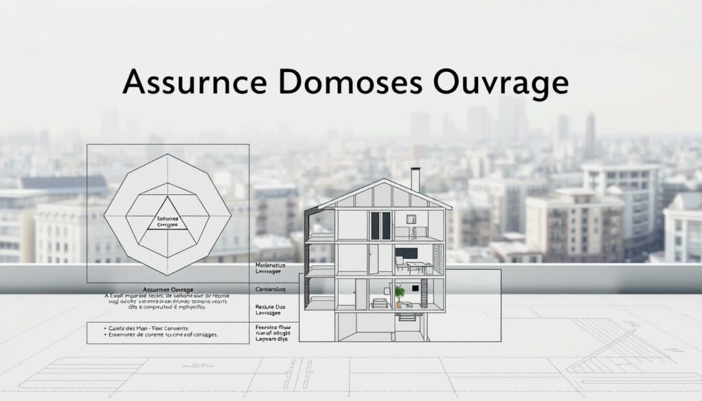 A-modern-architectural-blueprint-depicting-the-fundamental-elements-of-Assurance-Dommages-1024x585 6 conseils pour négocier une Assurance Dommages Ouvrage 2025 au meilleur prix !