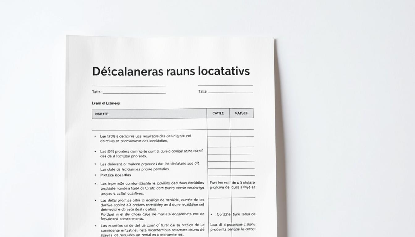 Propriétaire bailleur déclarer revenus locatifs